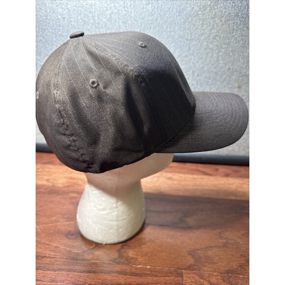 Men’s Hooey Brown Pinstriped Stretch Fitted Hat Size S-M - Picture 3 of 4